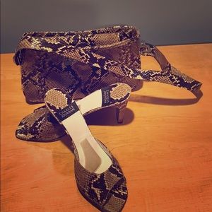 Matching shoes and bag